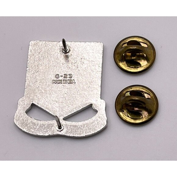 US Army Pin 321st Engineer Battalion Unit Crest Semper Tentare Military USA - Picture 2 of 6